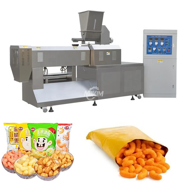 corn puffed food extruder corn puffed food extruder